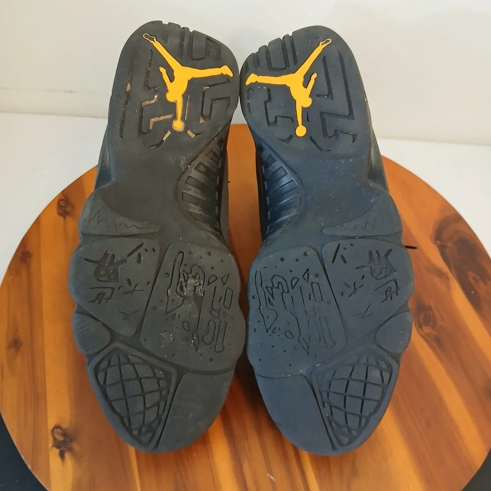 Jordan 9 Retro University Gold Mens Size 13 Black Shoes Sneakers CT8019-070
